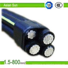 LV Suspension ABC Cable Aerial Bundled Cable Wire